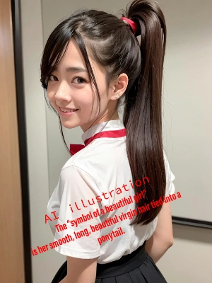 美少女のシンボルはポニーテール