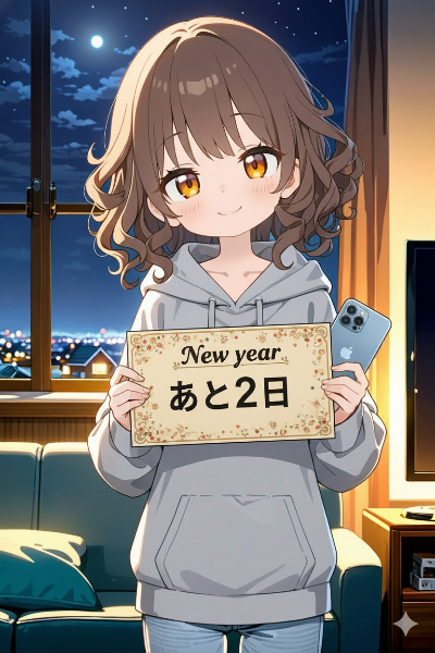 新年カウントダウンボード