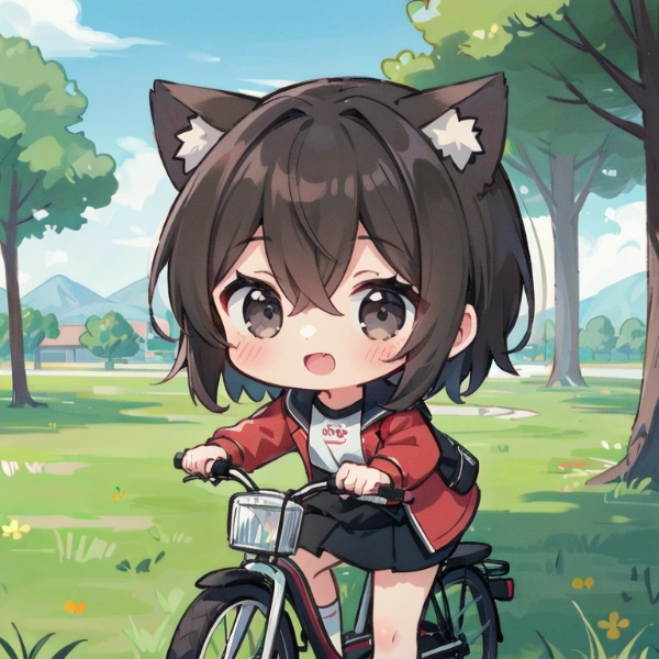 自転車の練習