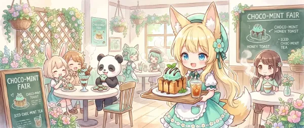 春のチョコミントフェア