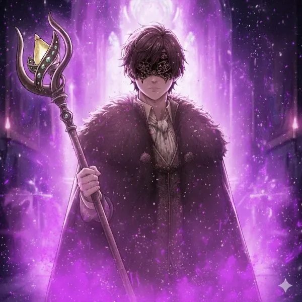 紫の霧に潜む仮面の魔術師の秘密