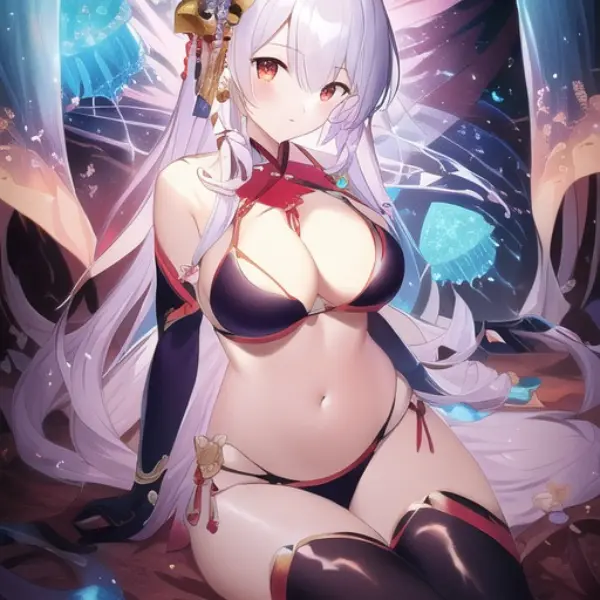 和風の魔道騎士の女の子です。