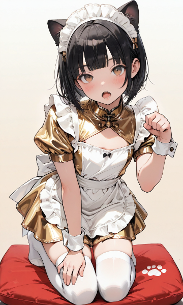 招き猫耳メイド
