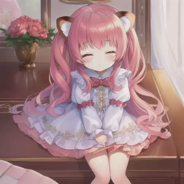 Red Panda Girl - Sleeping time