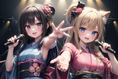 和装のアイドル、和イドル