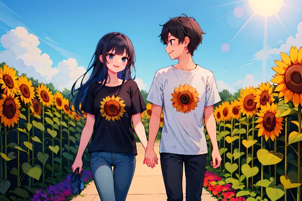 a GLLITering flower path