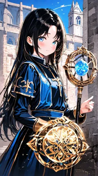 ハイヒール(高位回復魔法)使いの神官