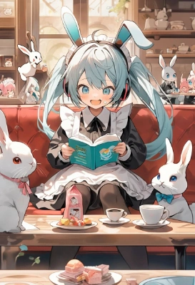うさぎのカフェにいらっしゃい