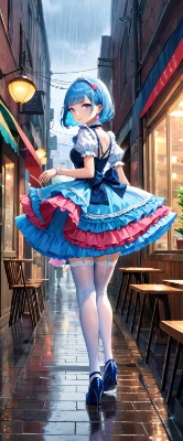 雨の中の散策