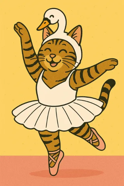 バレエダンサーの猫さん