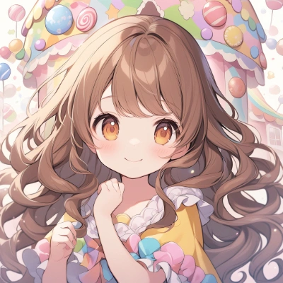 お菓子の国の少女