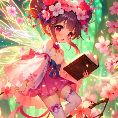 自然体な司書妖精