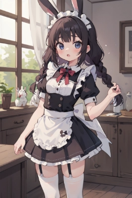 うさみみメイド娘