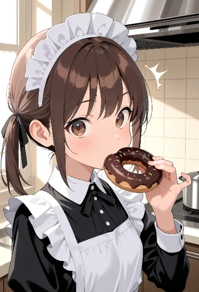 つまみ食いの現行犯