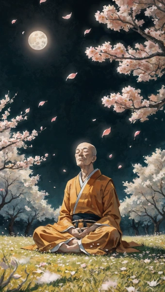 その如月の　望月のころに