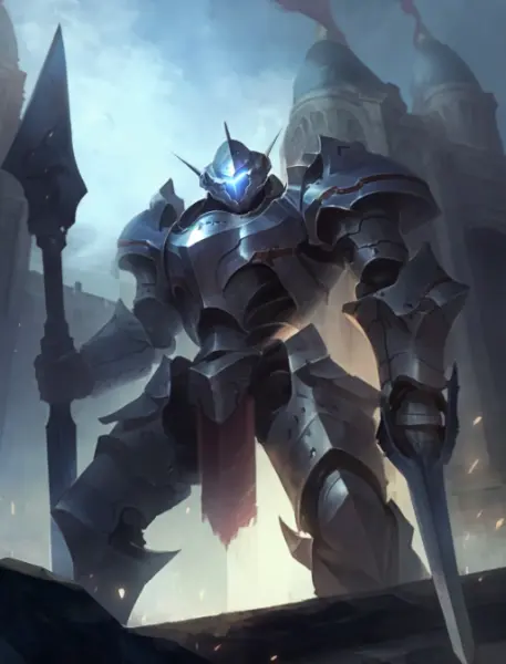 牙城を守る機械騎士