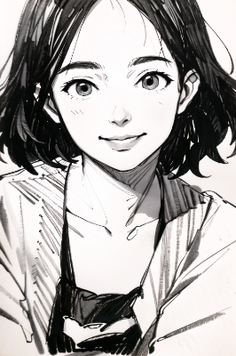 鉛筆画