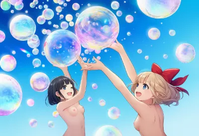 シャボン玉！