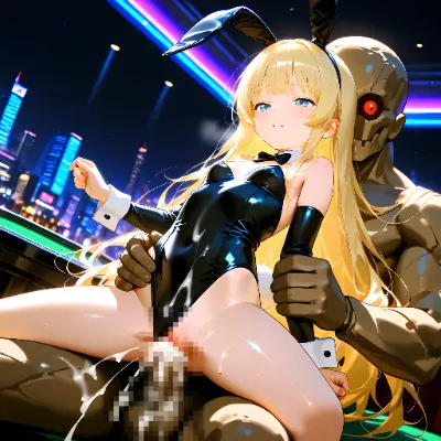 バニー服姿の女の子達がゴーレム系のモンスターに・・・