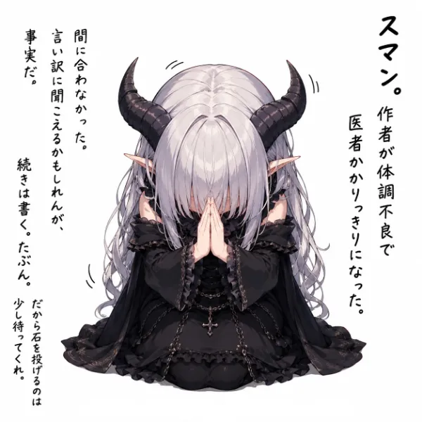 悪魔ネリーズとぼく 休載のおしらせ