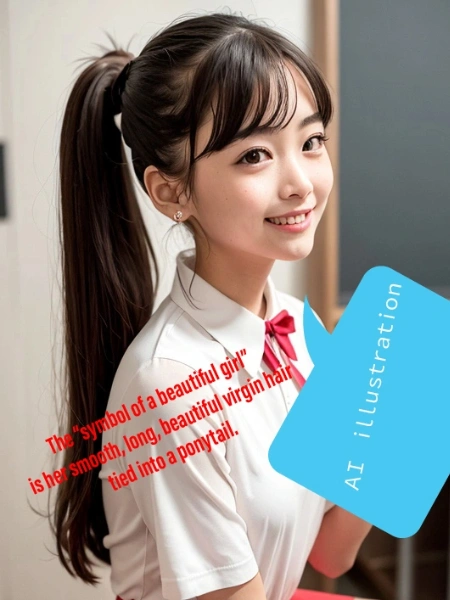 美少女のシンボルはポニーテール