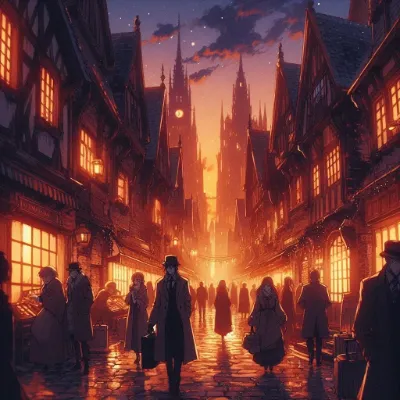 夕暮れ時