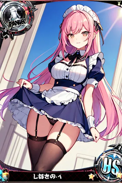 パンチラ絵をカードに採用するとか変態ですね…