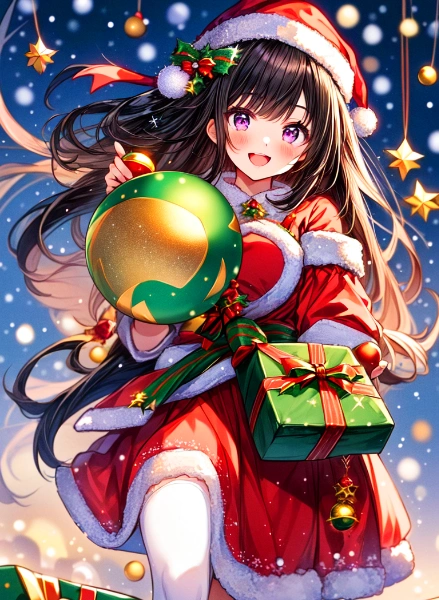 クリスマスオーナメントとうちの子♥