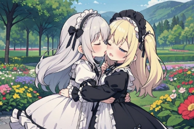 11月21日の百合キスイラスト その3