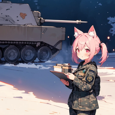 ミリタリーロリータ猫娘