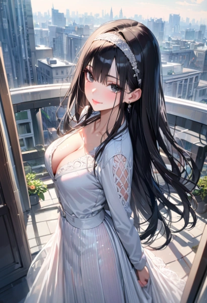 シースルーロングスカート