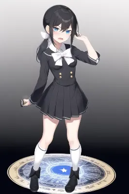 黒スライムのウィッチ少女