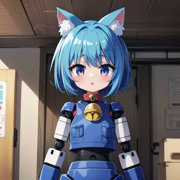 どこかで見た猫型ロボット