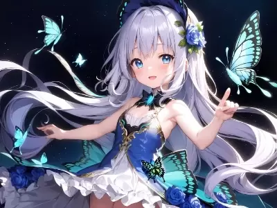 蝶と薔薇と蒼い姫