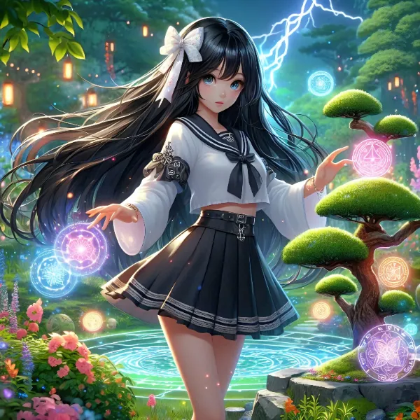 盆栽に、魔法で活力与えてみた🎵