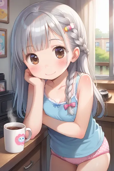 朝のコーヒー