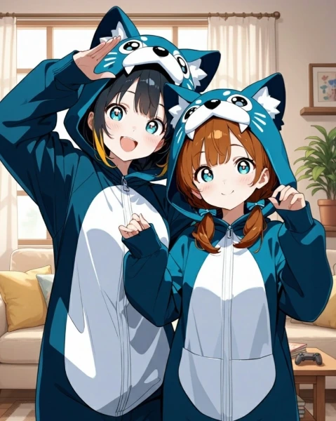 姉妹でガオ～‼