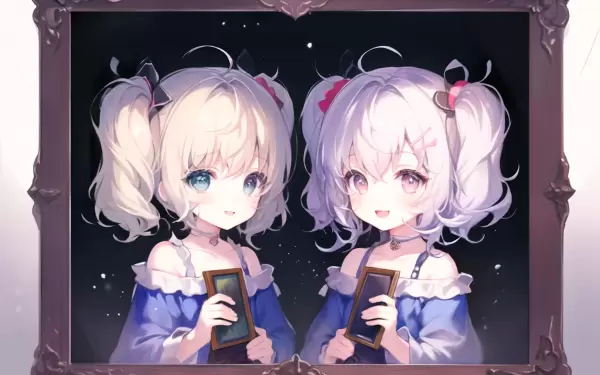 portrait of the twins