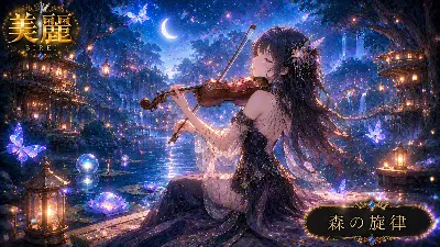 月明かりに響く森の神秘なる旋律
