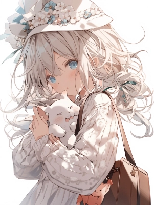 銀髪少女