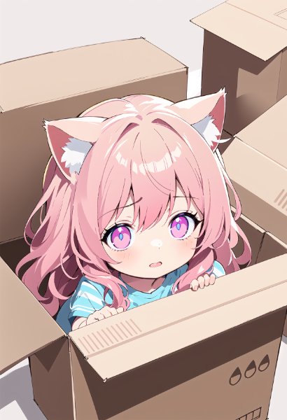 怖くないよ～でておいで～