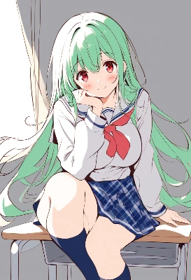 放課後の教室で