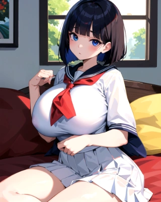 巨乳の学生