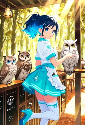 森のカフェ