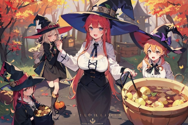 魔女たちの芋煮会