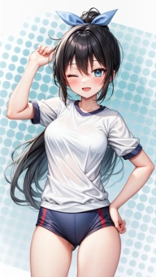 体操服女子
