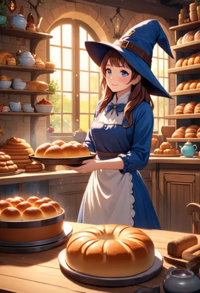 魔法のパン屋さんの甘い秘密