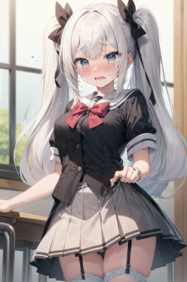 白髪少女
