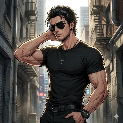 路地裏の影の守護者