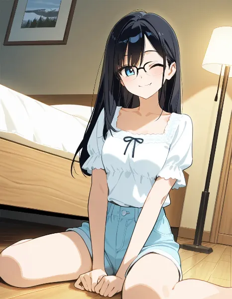 なかなか床に置かれてくれないフロアランプ